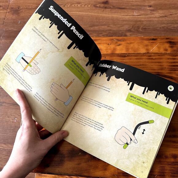 Creepy Magic Tricks & Glow-In-The-Dark Illusions Paperback Book - Picture 4 of 7